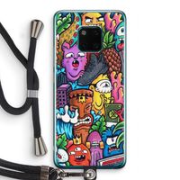 Vexx Mixtape: Huawei Mate 20 Pro Transparant Hoesje met koord
