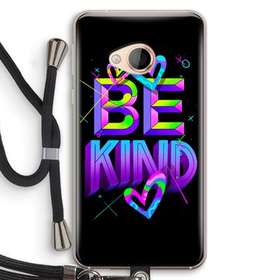 Be Kind: HTC U Play Transparant Hoesje met koord