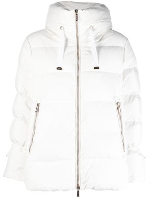 Moorer veste Gadia à design matelassé - Blanc