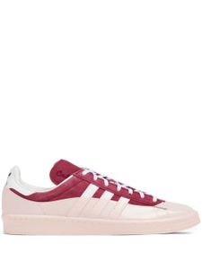 adidas baskets lacées à empiècements - Rouge