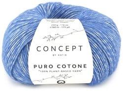 Katia Puro Cotone 61 Koningsblauw