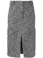 Victoria Beckham jupe mi-longue à poches cargo - Noir
