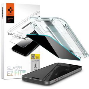 iPhone 15 Pro Spigen Glas.tR Ez Fit Privacy Screenprotector - 9H