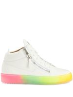 Giuseppe Zanotti baskets Kriss à imprimé arc-en-ciel - Blanc - thumbnail