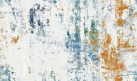 Abstract gestructureerd ontwerp vinyl tapijt eetkamer