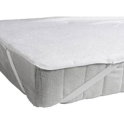 Leen Bakker - Waterdichte Matrasbeschermer Badstof - 180x200 Cm - Badstof/Polyester/Katoen - Wit