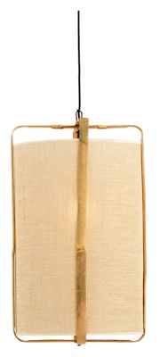 Light & Living Hanglamp 'Sendai' Jute en Bamboe, 42cm, kleur Naturel