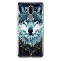 Darkness Wolf: LG G7 Thinq Transparant Hoesje