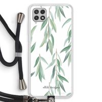 Branch up your life: Samsung Galaxy A22 4G Transparant Hoesje met koord