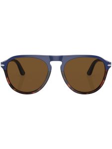 Persol lunettes de soleil teintées à monture ronde - Bleu