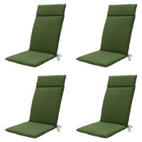 Kussen hoog 50x120 Mosgroen eco natuurlijke buitenafwerking (4 stuks) Madison - Madison