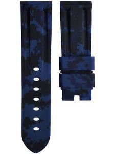 Horus Watch Straps bracelet de montre 24 mm - Bleu