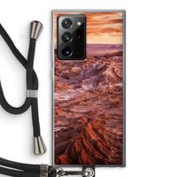 Mars: Samsung Galaxy Note 20 Ultra / Note 20 Ultra 5G Transparant Hoesje met koord