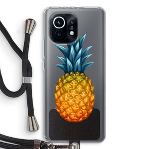 Grote ananas: Xiaomi Mi 11 Transparant Hoesje met koord