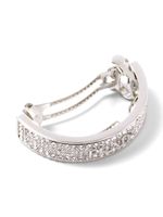 Prada barrette sertie de cristaux - Argent - thumbnail