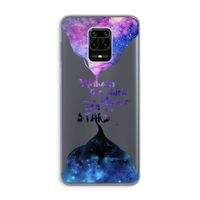 Stars quote: Xiaomi Redmi Note 9 Pro Transparant Hoesje