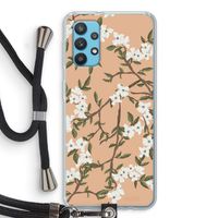 Blossoming spring: Samsung Galaxy A32 4G Transparant Hoesje met koord
