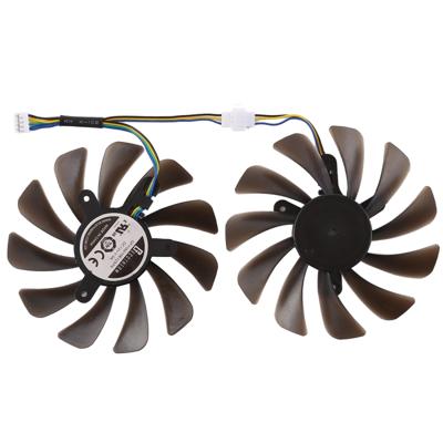 DC 12V 0.5A 4 Pin vrouwelijke desktopcomputer Radiator Cooling Fan CPU koelventilator Diameter: 9 5 mm paren