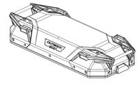 GIVI OBKEV37 Bovenschaal, Onderschaal & deksel voor koffers op de moto, zwart L of R GIVI OBKEV37 Bovenschaal, Onderschaal & deksel voor koffers op de moto, zwart L of R