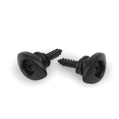 D'Addario PWEEP102 Strappins Ellips Zwart - Set van 2