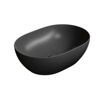 Keramische Opbouw Waskom Sapho Pura 50x35 Mat Zwart