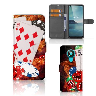 Nokia 3.4 | Wallet Case | met Pasjes | Casino