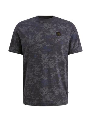 Pme Legend Aop Cotton Slub Ptss2603574 Print T-shirts 5278 Graphite
