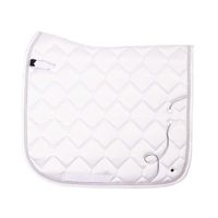 Zadeldek Qhp Fenna, Dressuur paard in wit - thumbnail