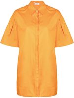 Jason Wu robe-chemise à manches ballons - Orange