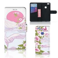 Huawei P10 Lite | Telefoonhoesje | Met pasjeshouder | Bird Standing