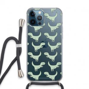 Dinos: iPhone 13 Pro Max Transparant Hoesje met koord