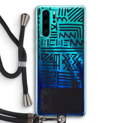 Marrakech print: Huawei P30 Pro Transparant Hoesje met koord
