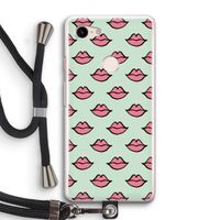 Lipjes: Pixel 3 Transparant Hoesje met koord