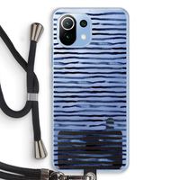 Verrassende lijnen: Xiaomi Mi 11 Lite Transparant Hoesje met koord Verrassende lijnen: Xiaomi Mi 11 Lite Transparant Hoesje met koord