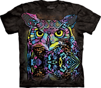 T-Shirt Mountain Artwear Russo Owl M