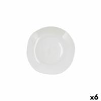 Diep bord Ariane Earth Keramisch Wit 23 cm (6 Stuks)