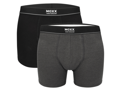 MEXX 2 Heren boxers (Zwart/grijs, L)