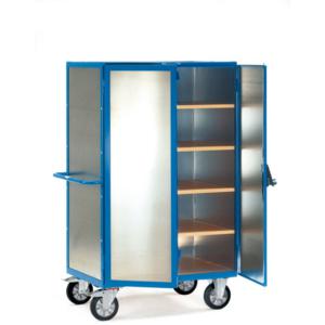 Fetra fetra 5593 Kastwagen Aluminium Poedercoating Laadvermogen (max.): 750 kg Stralend blauw (RAL 5007)