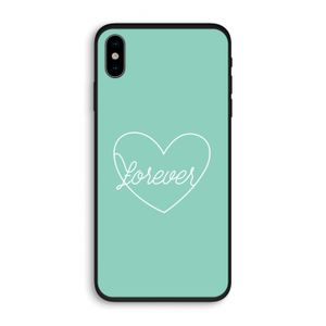 Forever heart pastel: iPhone XS Biologisch afbreekbaar hoesje