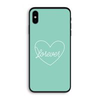 Forever heart pastel: iPhone XS Biologisch afbreekbaar hoesje
