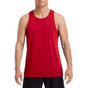 Sport singlet rood voor heren