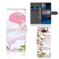 Sony Xperia 10 | Telefoonhoesje | Met pasjeshouder | Bird Standing