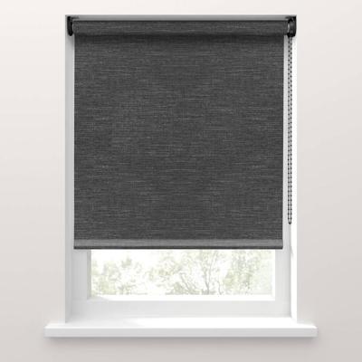 Leen Bakker - Fenstr Rolgordijn Lucca Lichtdoorlatend - (15044) - Polyester - Zwart - 120x10x10 Cm