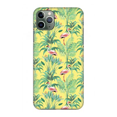 Flamingo party: Volledig geprint iPhone 11 Pro Max Hoesje