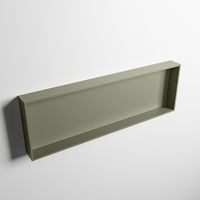 MONDIAZ EASY Nis 89,5x29,5cm in solid surface kleur Army | Army. 1 vak  geschikt voor in- of opbouw - thumbnail