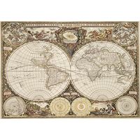 Wooden City Houten Legpuzzel Antique World Map