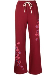 PS Paul Smith pantalon de jogging à fleurs - Rouge