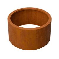 Geroba Geroba RondaZB13 ronde plantenbak zonder bodem 800x400mm - Cortenstaal