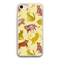 Cute Tigers and Leopards: iPhone 7 Transparant Hoesje