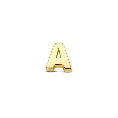 9k Geelgouden Hanger met Letter - Alfabet Hanger